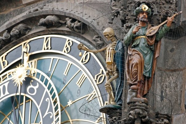 Detalle del reloj astron�mico de Praga
