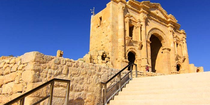 Arco de Adriano, en Jerash