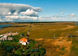 Vistas de la isla de Öland desde el faro de Ottenby