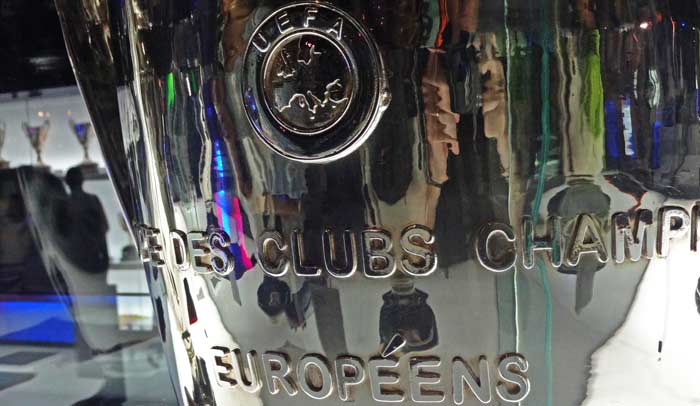 Una de las cuatro copas de Liga de Campeones que tiene en su haber el Fútbol Club Barcelona