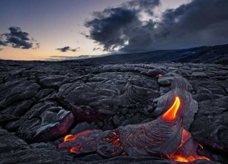 Volcán Kilahuea en Hawái