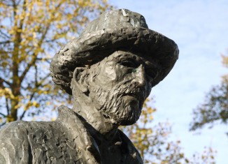 Escultura van Gogh parque Nuenen