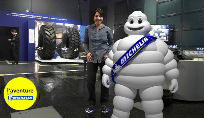 En L'Aventure Michelin hay varios elementos interactivos. Foto L'Aventure Michelin.