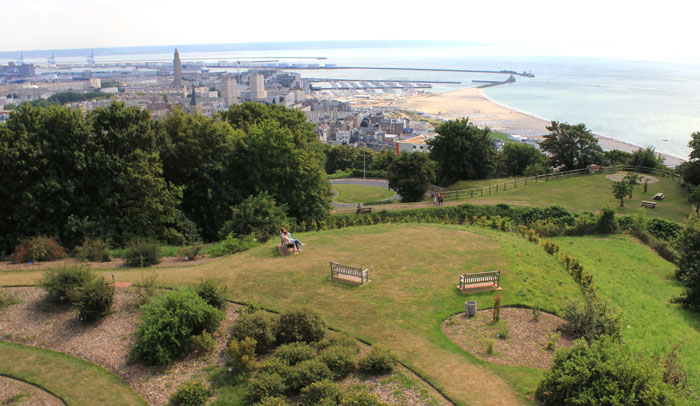 Vista de Le Havre desde los Jardines Colgantes ® Patrick Boulen OTAH