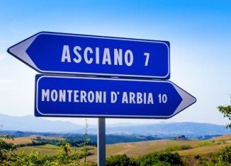 Asciano y Monteroni d'Arbia
