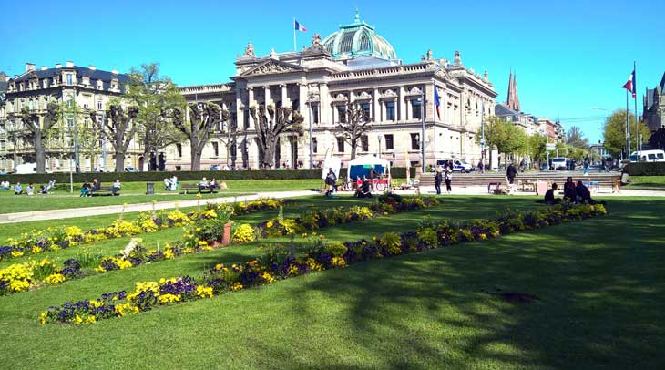 Plaza de la República, construida durante el período alemán