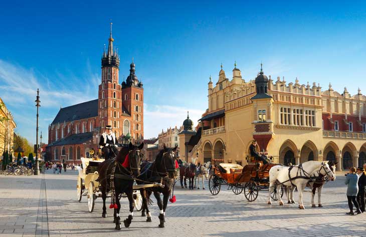 Cracovia es una de las ciudades más bonitas del este de Europa