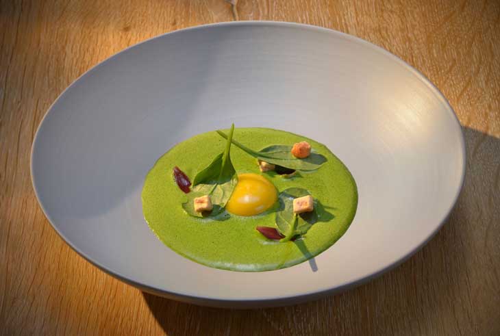 La típica salsa verde de Hesse © Relais & Châteaux Hotel Die Sonne Frankenberg