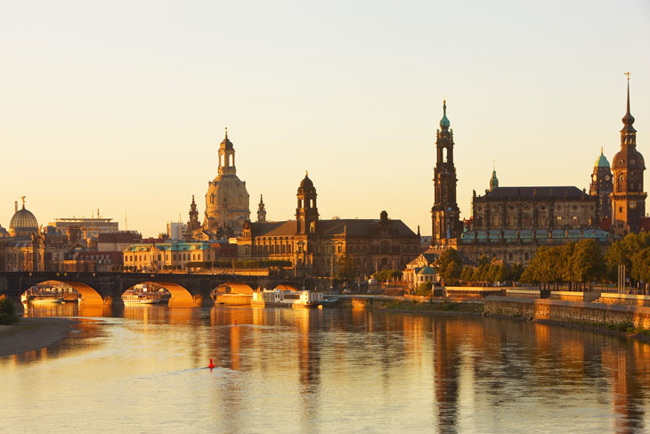 Vista de Dresde desde el río Elba. Foto © Sylvio Dittrich 