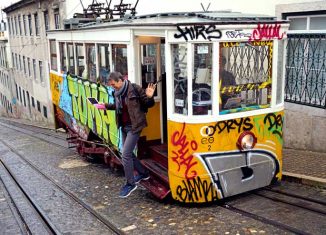El tranvía es uno de los transportes más usados en Lisboa
