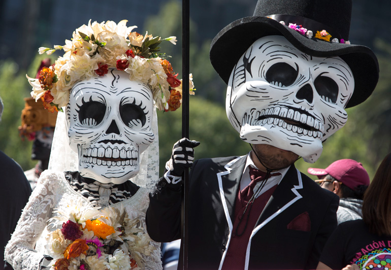 Desfile día de Muertos. © Christian Palma