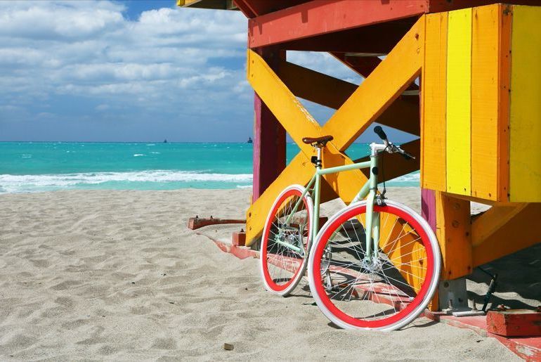 Las playas de Miami son de arena fina y aguas cristalinas