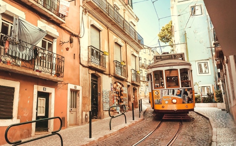 Tranvía de Lisboa.