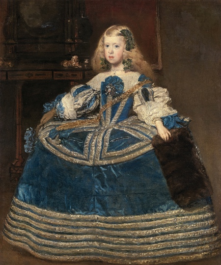 La Infanta Margarita en traje azul”, obra de Diego Velázquez