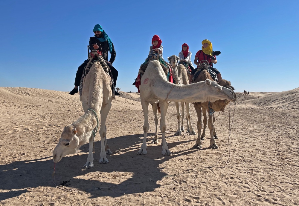Una de las actividades más solicitadas para hacer en el Sáhara es dar un paseo en dromedario.