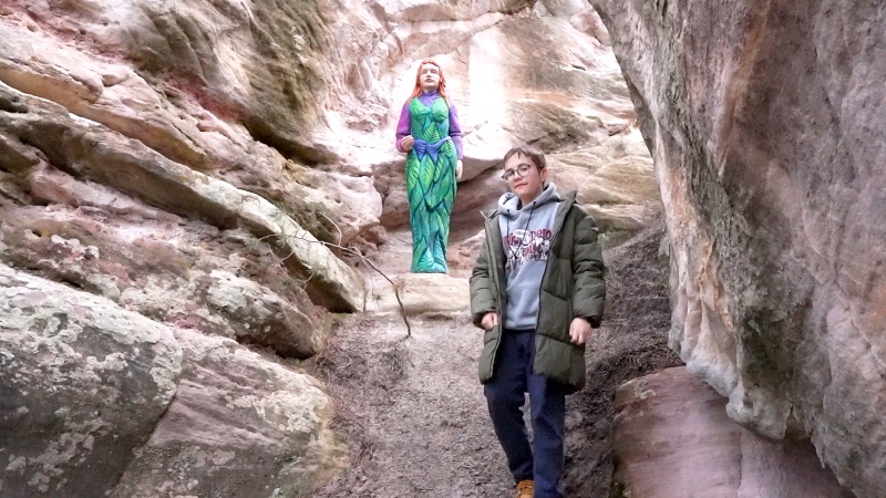 Paseo de los Majalinontes, en Gargallo