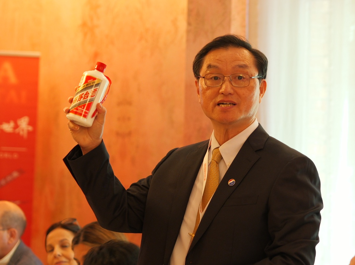I-Shan Tseng Lee, consejero de Grupo Iberochina durante la presentación en Zalacaín