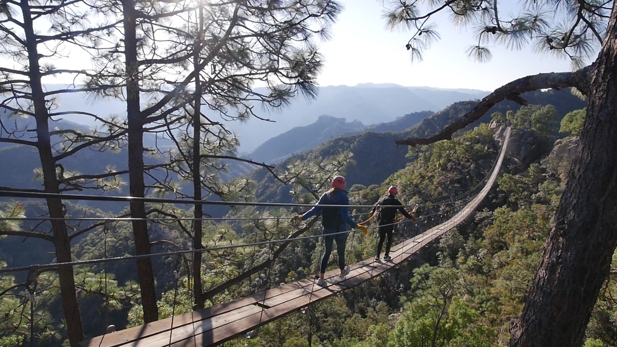 Los alrededores de Creel son perfectos para el senderismo