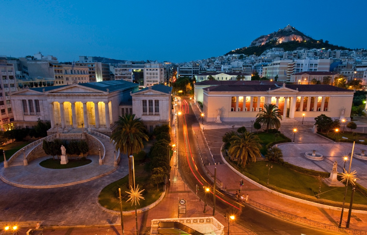 Biblioteca nacional de Atenas. Foto AthensOGNTO/Y.Skoulas Biblioteca nacional de Atenas. Foto AthensOGNTO/Y.Skoulas