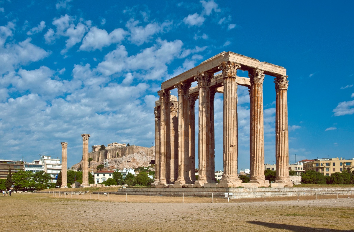 Templo de Zeus Olímpico. Foto AthensOGNTO/Y.Skoulas Templo de Zeus Olímpico. Foto AthensOGNTO/Y.Skoulas