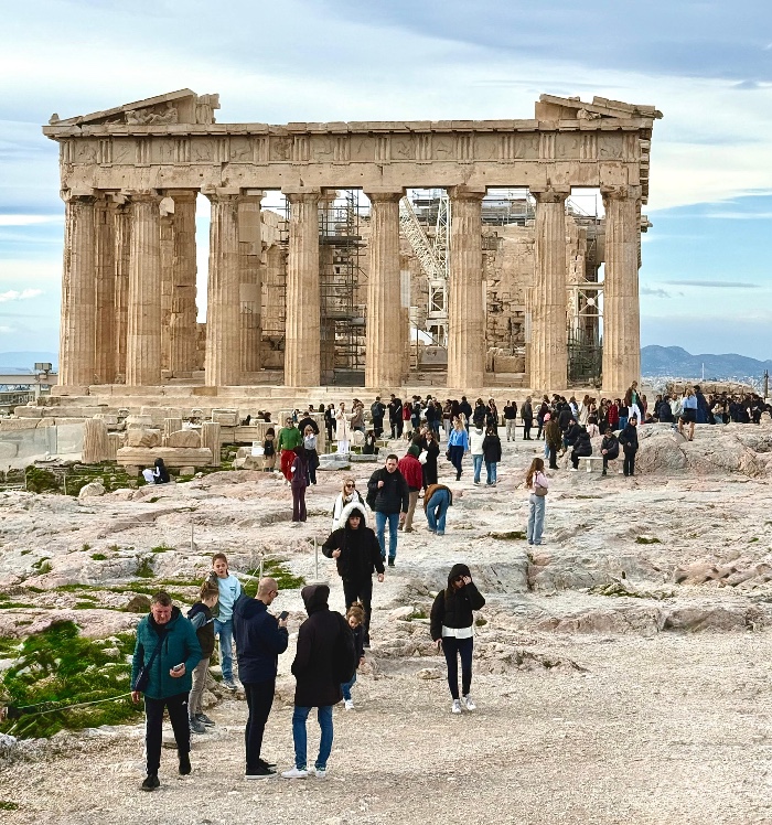 Vista del Partenón. Foto Juan Coma Vista del Partenón. Foto Juan Coma