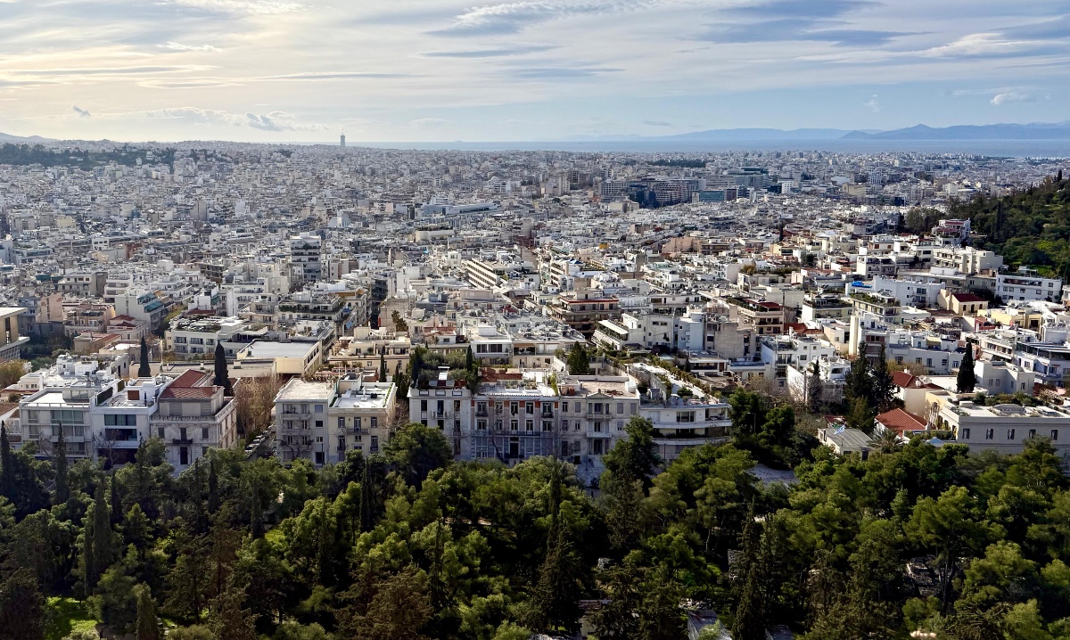 Vistas de Atenas desde la Acrópolis. Foto Juan Coma Vistas de Atenas desde la Acrópolis. Foto Juan Coma