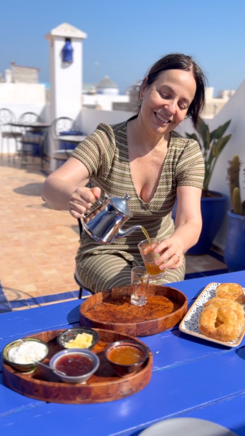 Los desayunos en la terraza fueron memorables e inolvidable. Foto Juan Coma Los desayunos en la terraza fueron memorables e inolvidable. Foto Juan Coma