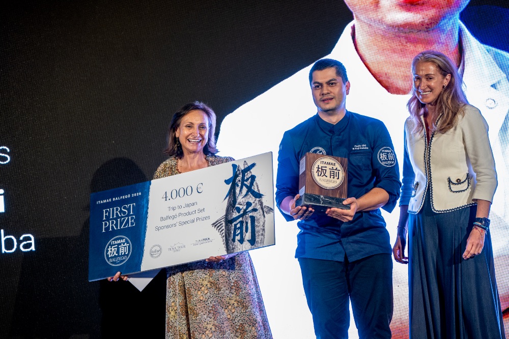 Paolo Cini, del restaurante IE Koji Sakabana de Roma, ha ganado ITAMAE Balfegó 2026 Paolo Cini, del restaurante IE Koji Sakabana de Roma, ha ganado ITAMAE Balfegó 2026