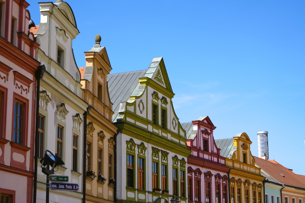 Fachadas de color pastel en Hradec Kralove. Foto Amaya Basa - CzechTourism Fachadas de color pastel en Hradec Kralove. Foto Amaya Basa - CzechTourism