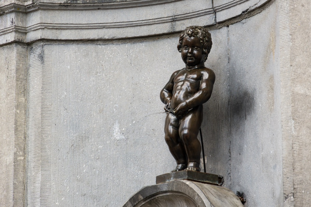 El Manneken Pis es el niño más famoso de Bruselas El Manneken Pis es el niño más famoso de Bruselas